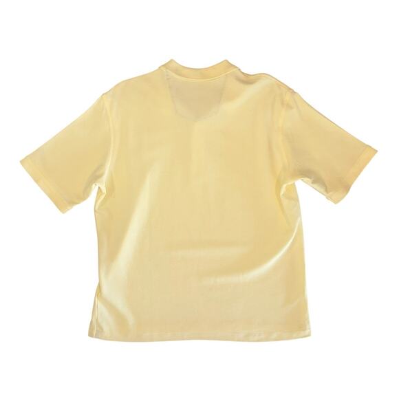 NWT Robert Graham Classic Yellow Polo Short Sleeve Shirt Men’s Size Medium NEW - Picture 4 of 15